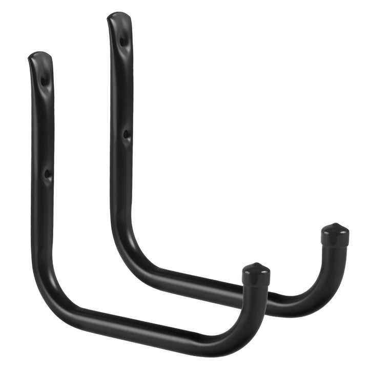 Jeu de 2 supports muraux Maclean, pour pneus, roues, échelle, vélo, acier, charge max. 22kg/support, MC-487
