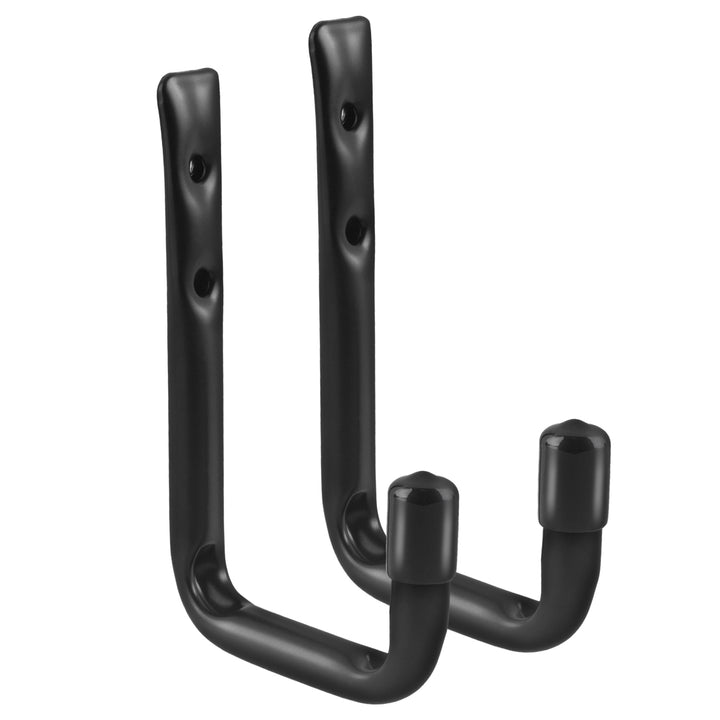 Jeu de 2 supports muraux Maclean, pour pneus, roues, échelle, vélo, acier, charge max. 22kg/support, MC-489