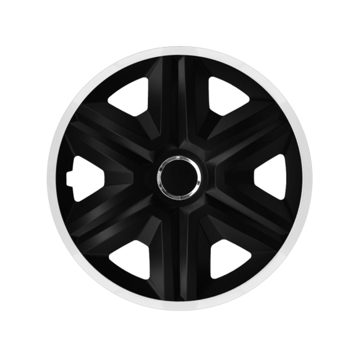 16'' NRM Fast Lux enjoliveur universel noir/blanc 1 pc