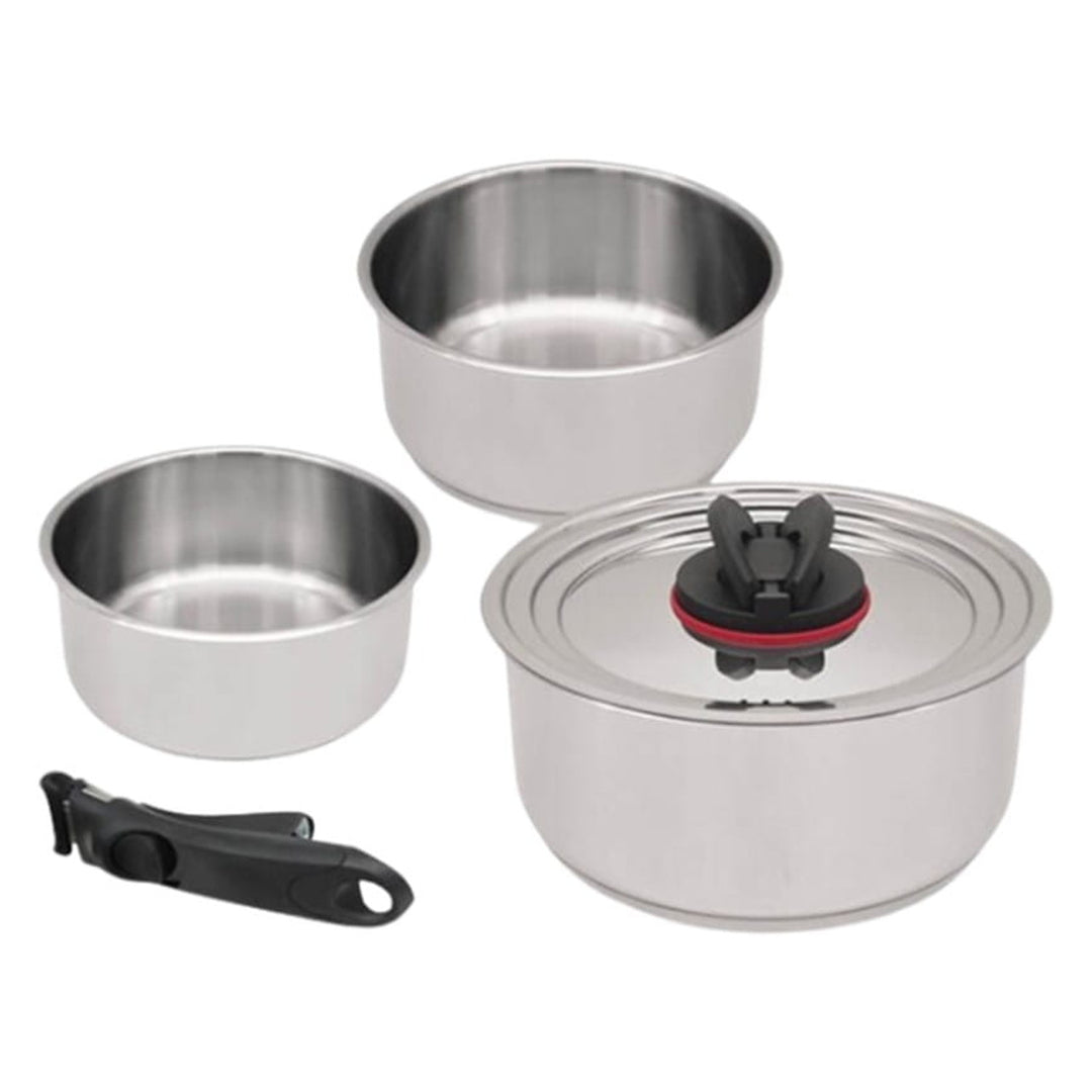 Set de 3 casseroles Maestro, poignée amovible, 1.3 1.9 et 2.7 l, MR-3531-5