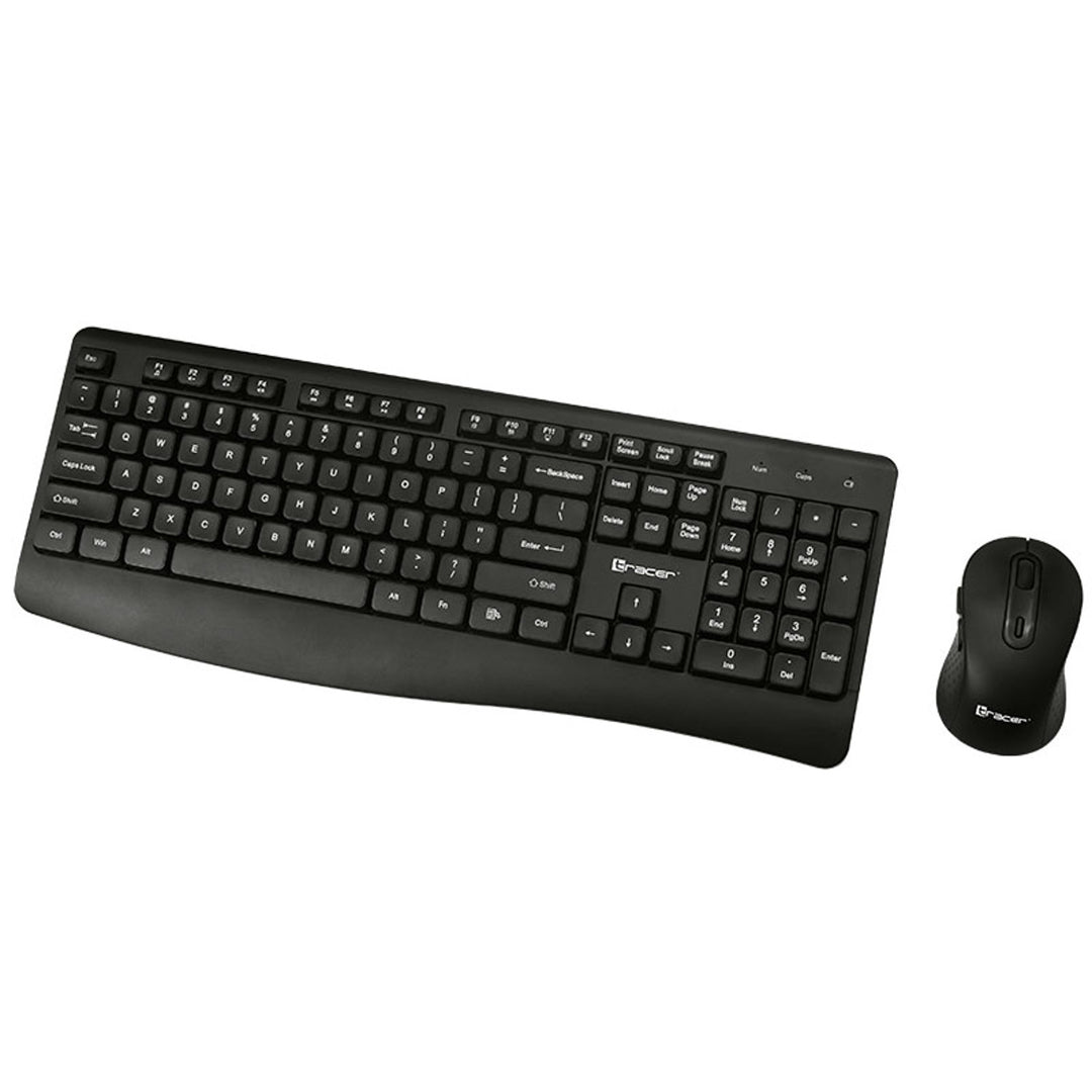 Ensemble clavier + souris Tracer, sans fil, capteur optique, clavier à membrane, BARTIX II RF NANO