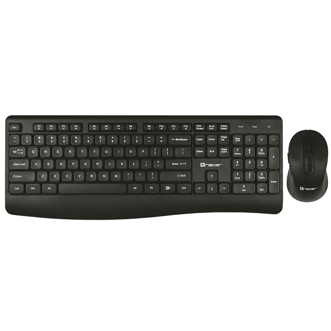 Ensemble clavier + souris Tracer, sans fil, capteur optique, clavier à membrane, BARTIX II RF NANO