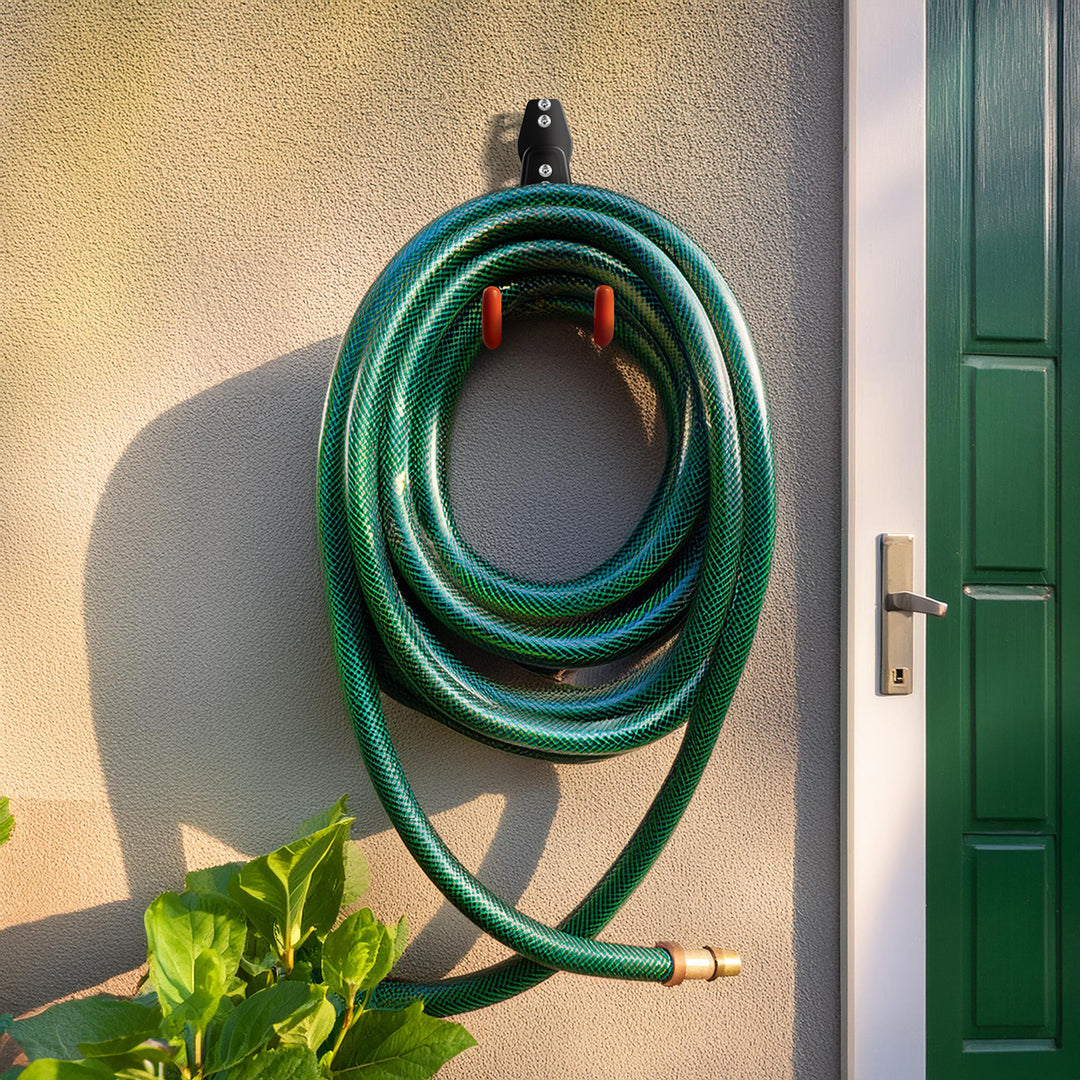 Support mural Maclean pour garage, pour pneus, outils de jardin, échelle, tuyaux, vélo, charge max. 25kg, MC-444, 2 pces