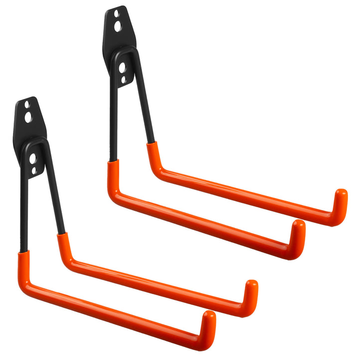 Support mural Maclean pour garage, pour pneus, outils de jardin, échelle, tuyaux, vélo, charge max. 25kg, MC-444, 2 pces
