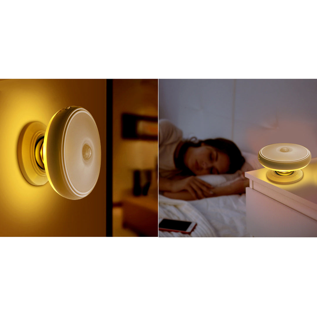 Lampe LED à détecteur de mouvement Maclean, aimant, rétro-éclairage, modes d'éclairage : continu, capteur PIR, 3xAA, MCE223, 2 pièces