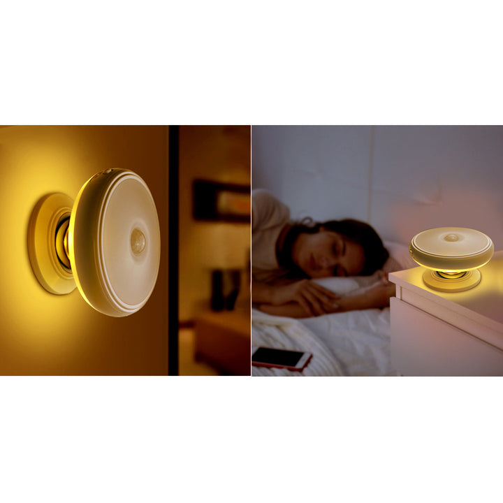 Lampe LED à détecteur de mouvement Maclean, aimant, rétro-éclairage, modes d'éclairage : continu, capteur PIR, 3xAA, MCE223, 2 pièces