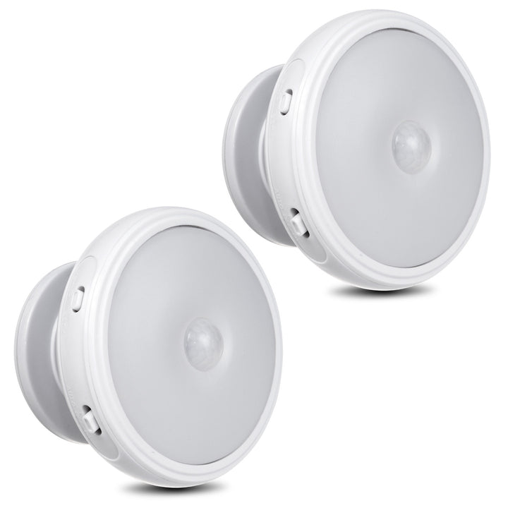 Lampe LED à détecteur de mouvement Maclean, aimant, rétro-éclairage, modes d'éclairage : continu, capteur PIR, 3xAA, MCE223, 2 pièces