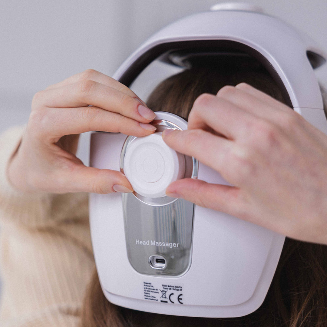 Medivon Hebe Pro, masseur de tête à pression d'air pour la tête et le contour des yeux