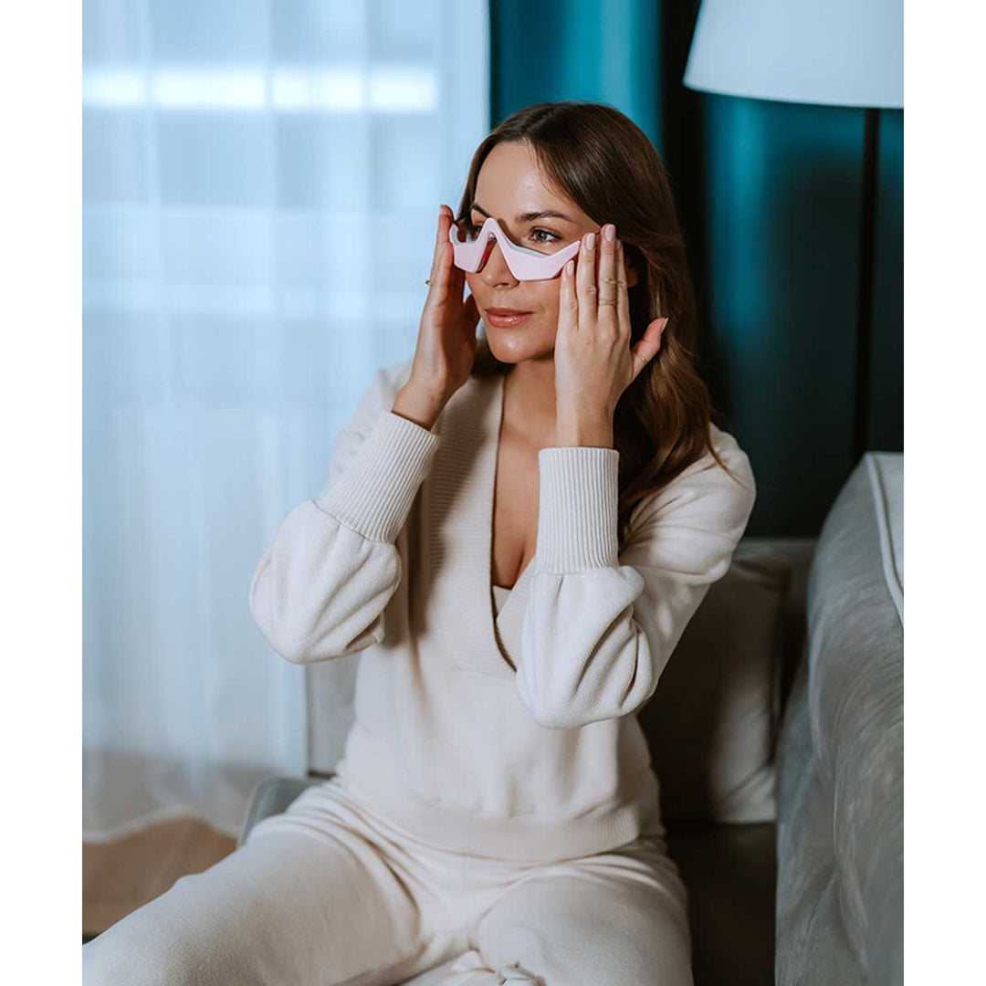 Masseur pour le contour des yeux, 2 modes, 3 niveaux d'intensité, IllumiEyes Therapy