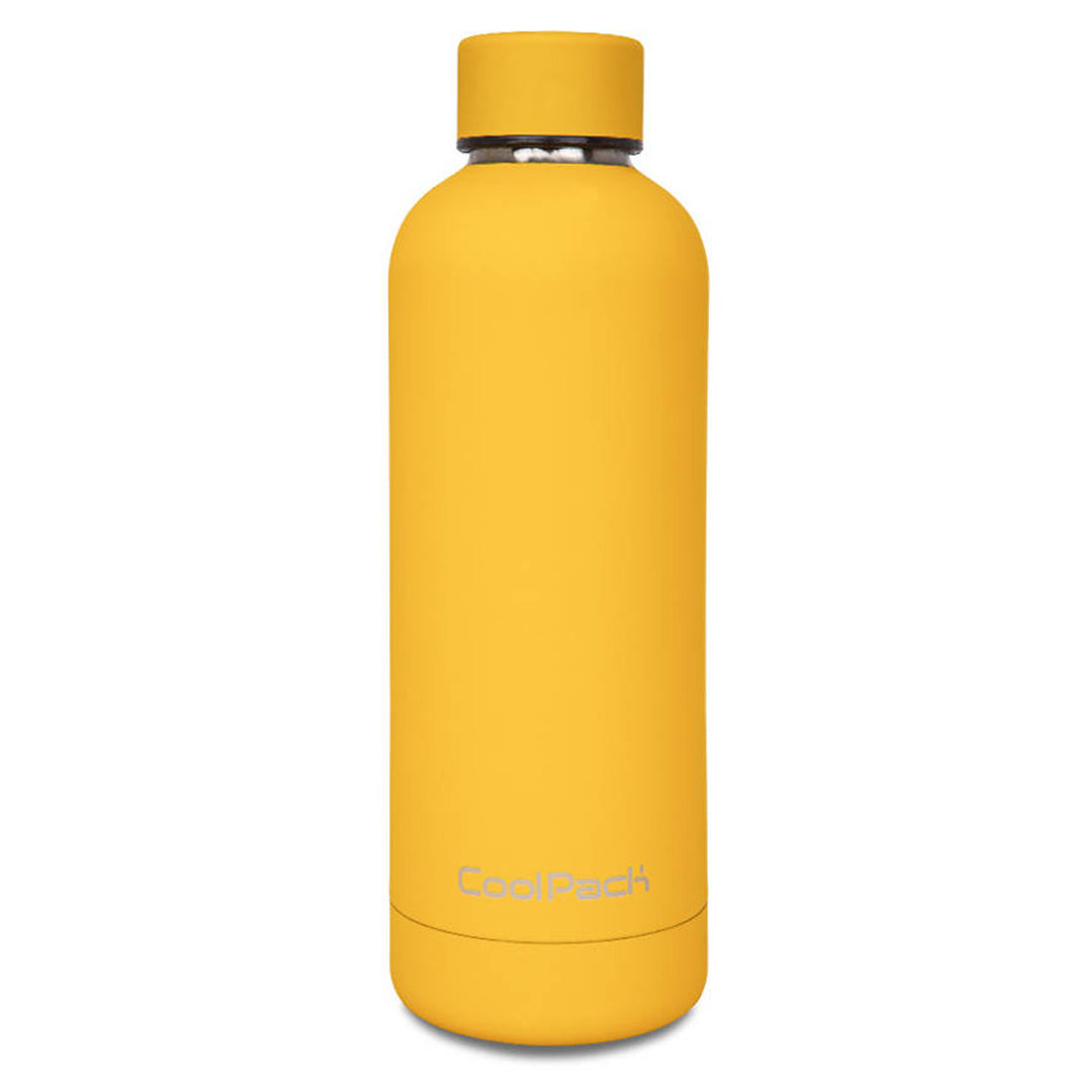 Bouteille thermique Coolpack, 500ml, acier inoxydable, jaune, Bonet Z23005