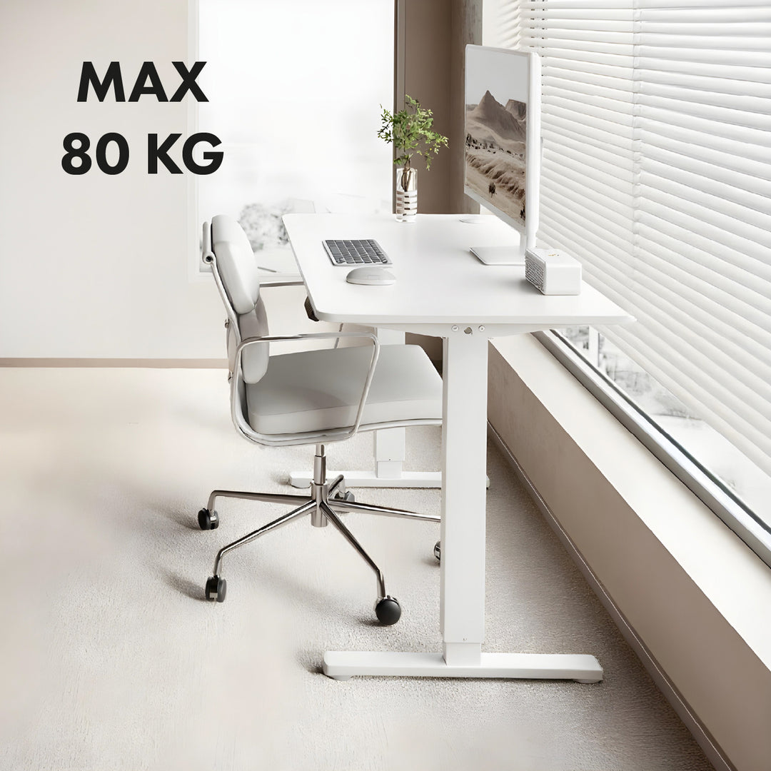 Bureau électrique réglable en hauteur Ergo Office, hauteur max. 1160mm, max - 80 kg, sans plateau, blanc, ER-400 W