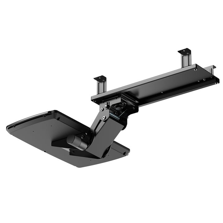 Porte-clavier Maclean sous le bureau, réglable, max. 5kg, noir, MC-156 B