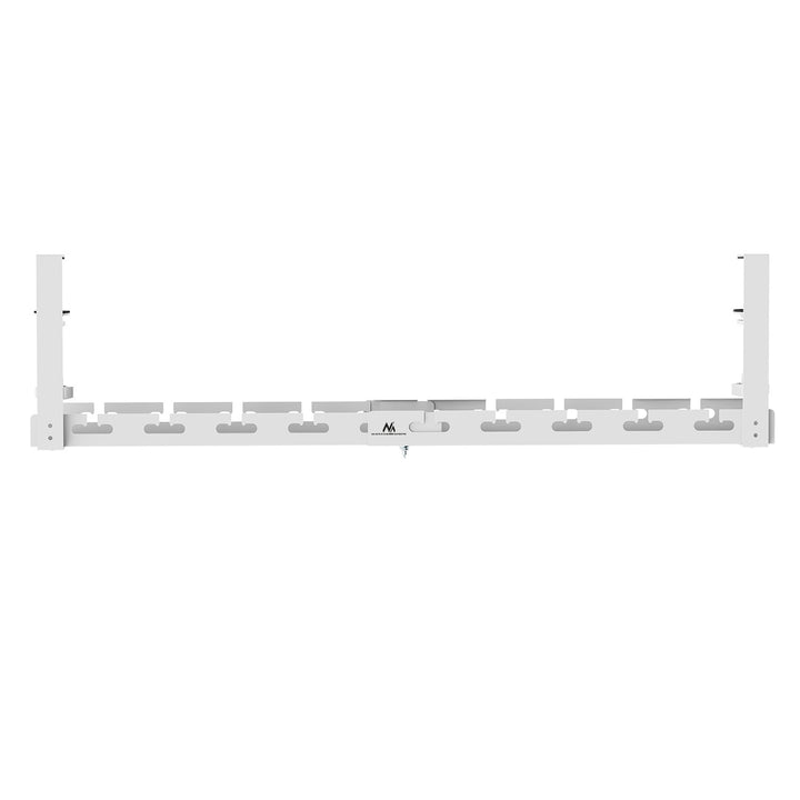 Range-câbles Maclean sous le bureau, charge max. 5kg, max. 728mm, blanc, MC-103 W