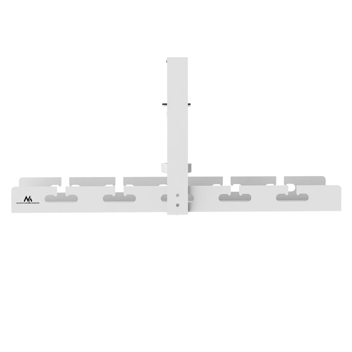 Range-câbles Maclean sous le bureau, charge max. 5kg, blanc, MC-105 W