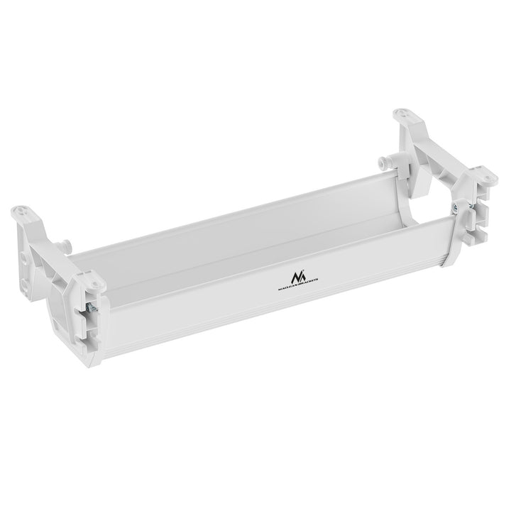 Organisateur de câbles/rallonges Maclean sous le bureau, charge max. 5kg, blanc, MC-106 W