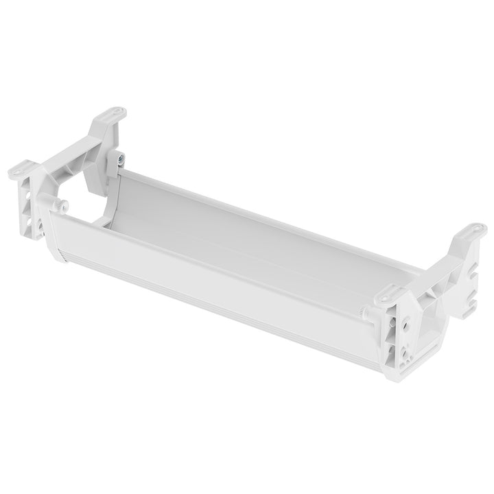 Organisateur de câbles/rallonges Maclean sous le bureau, charge max. 5kg, blanc, MC-106 W