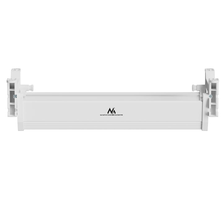 Organisateur de câbles/rallonges Maclean sous le bureau, charge max. 5kg, blanc, MC-106 W