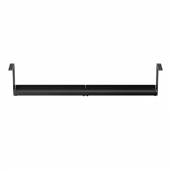 Range-câbles compact Maclean sous le bureau, charge max. 5kg, noir, MC-107 B