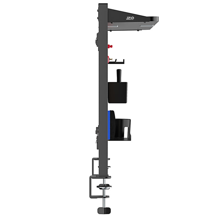 Séparateur de bureau / organisateur Ergo Office, charge max. 10kg, blanc et tableau en liège, largeur 1250mm, noir,ER-300 B