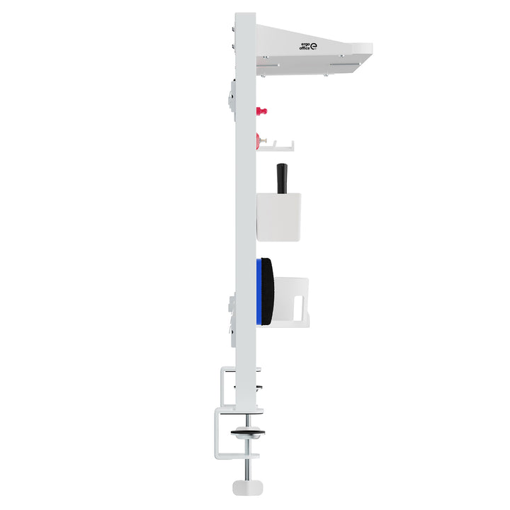 Séparateur de bureau / organisateur Ergo Office, charge max. 10kg, blanc et tableau en liège, largeur 1250mm, blanc, ER-300 W