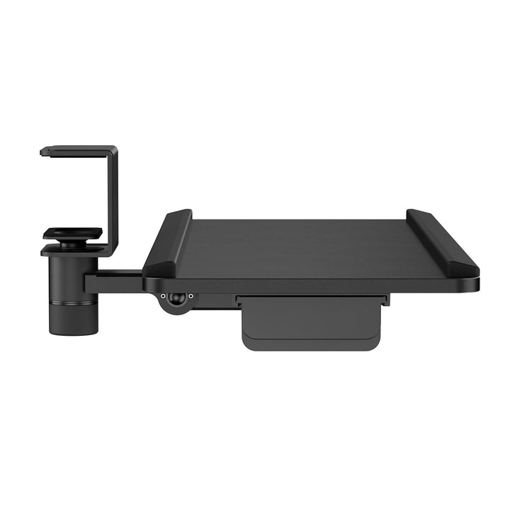 Porte-clavier Maclean undesk, charge max. 5kg, réglable horizontalement et verticalement, noir, MC-108 B