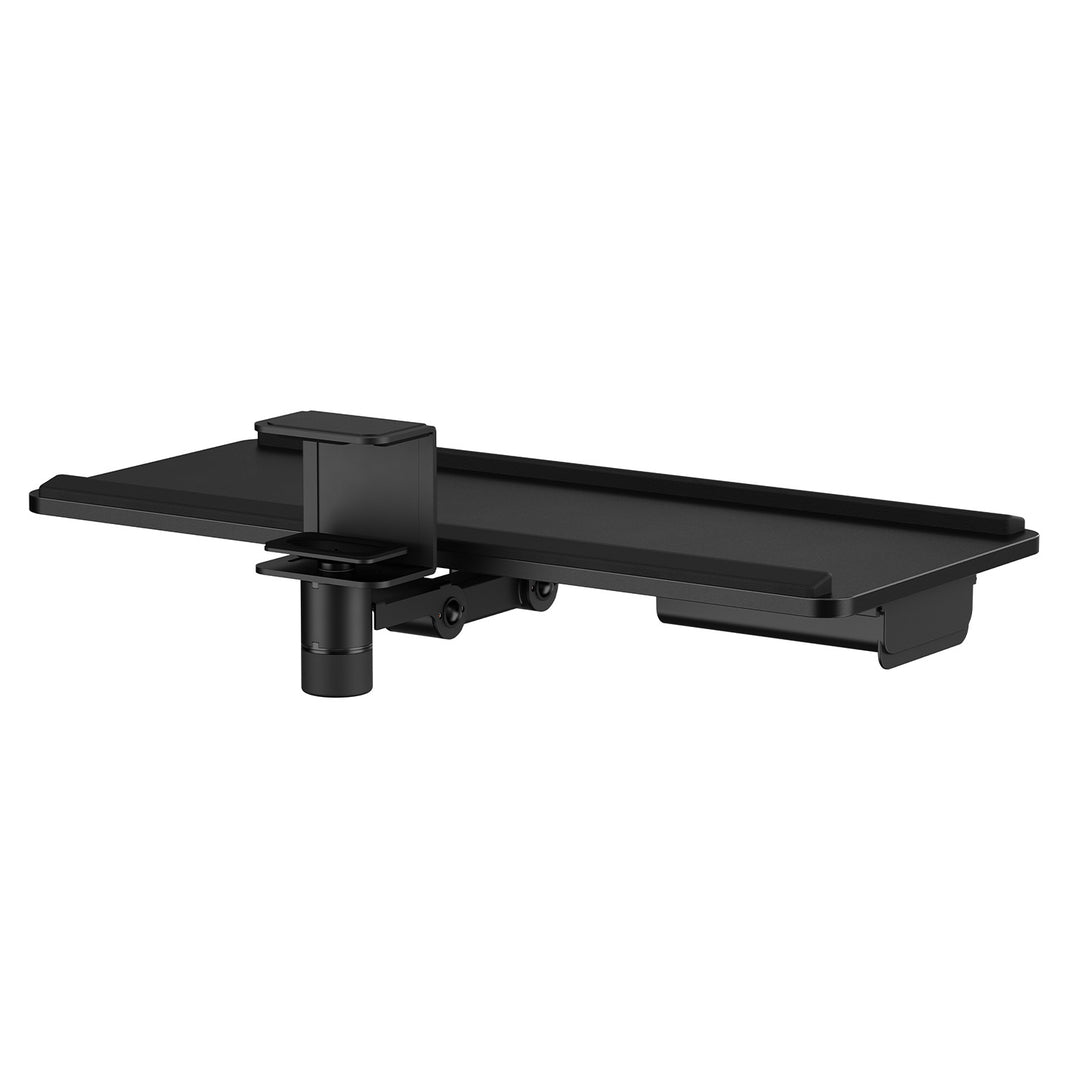 Porte-clavier Maclean undesk, charge max. 5kg, réglable horizontalement et verticalement, noir, MC-108 B