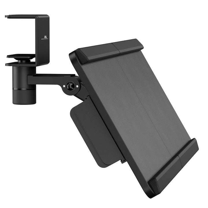Porte-clavier Maclean undesk, charge max. 5kg, réglable horizontalement et verticalement, noir, MC-108 B
