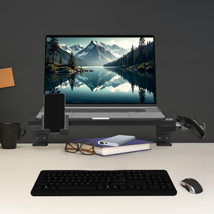 Support pour ordinateur portable / écran Ergo Office, charge max. 20kg, pour diag. 13-32", noir, ER-303 B