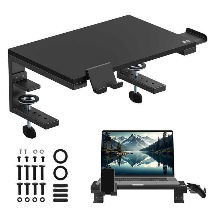 Support pour ordinateur portable / écran Ergo Office, charge max. 20kg, pour diag. 13-32", noir, ER-303 B