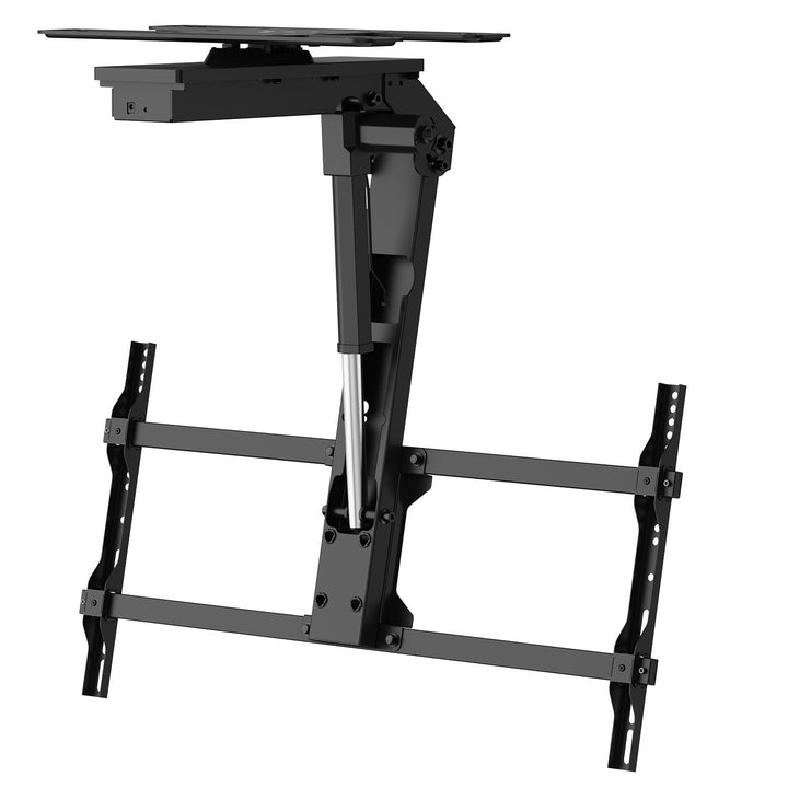 Support électrique pour TV Maclean, plafond, support Tuya, max. VESA 800x400, réglable +90°~-90°, pour TV 43-86", max. 45kg, MC-109 T