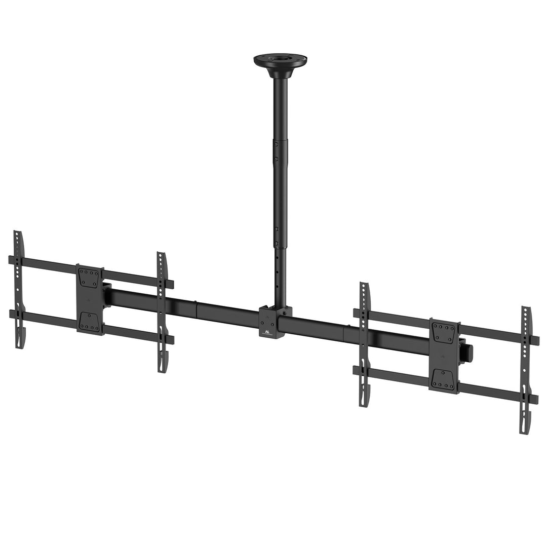 Support plafond Maclean pour deux téléviseurs, charge max. 2x40kg, 34-60", max VESA 600x400, MC-111 B