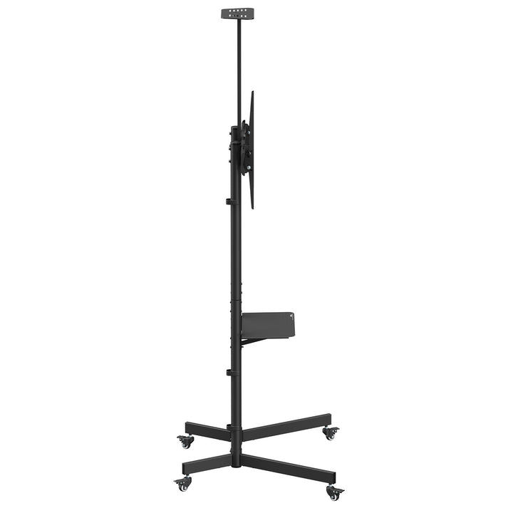 Maclean TV stand / trolley, tablette pour caméra, sur roulettes, 37-70", charge max. 45kg/5kg tablette, max. VESA 600x400, MC-113 B