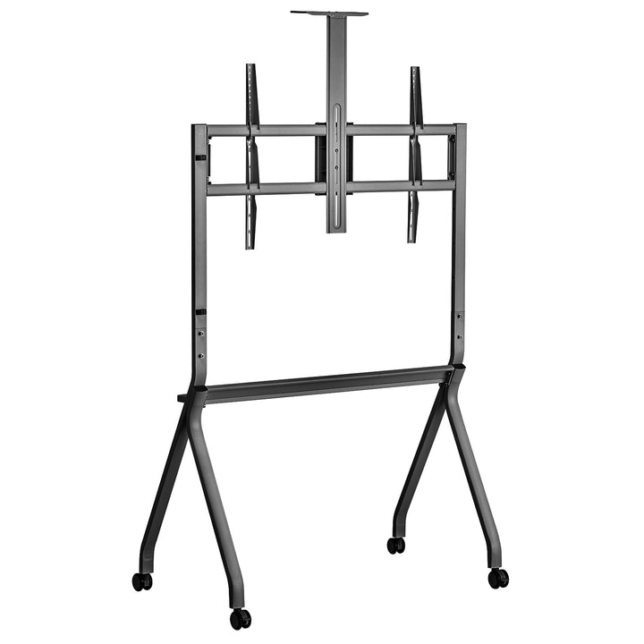 Maclean Support TV / chariot, tablette pour caméra, sur roulettes, 55-100", charge max. 120kg/10kg tablette, max. VESA 900x600, noir, MC-114 B