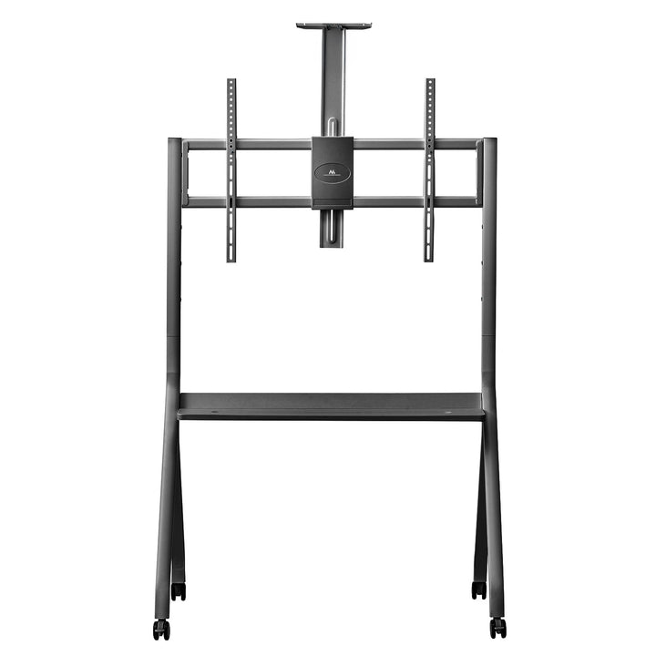 Maclean Support TV / chariot, tablette pour caméra, sur roulettes, 55-100", charge max. 120kg/10kg tablette, max. VESA 900x600, noir, MC-114 B