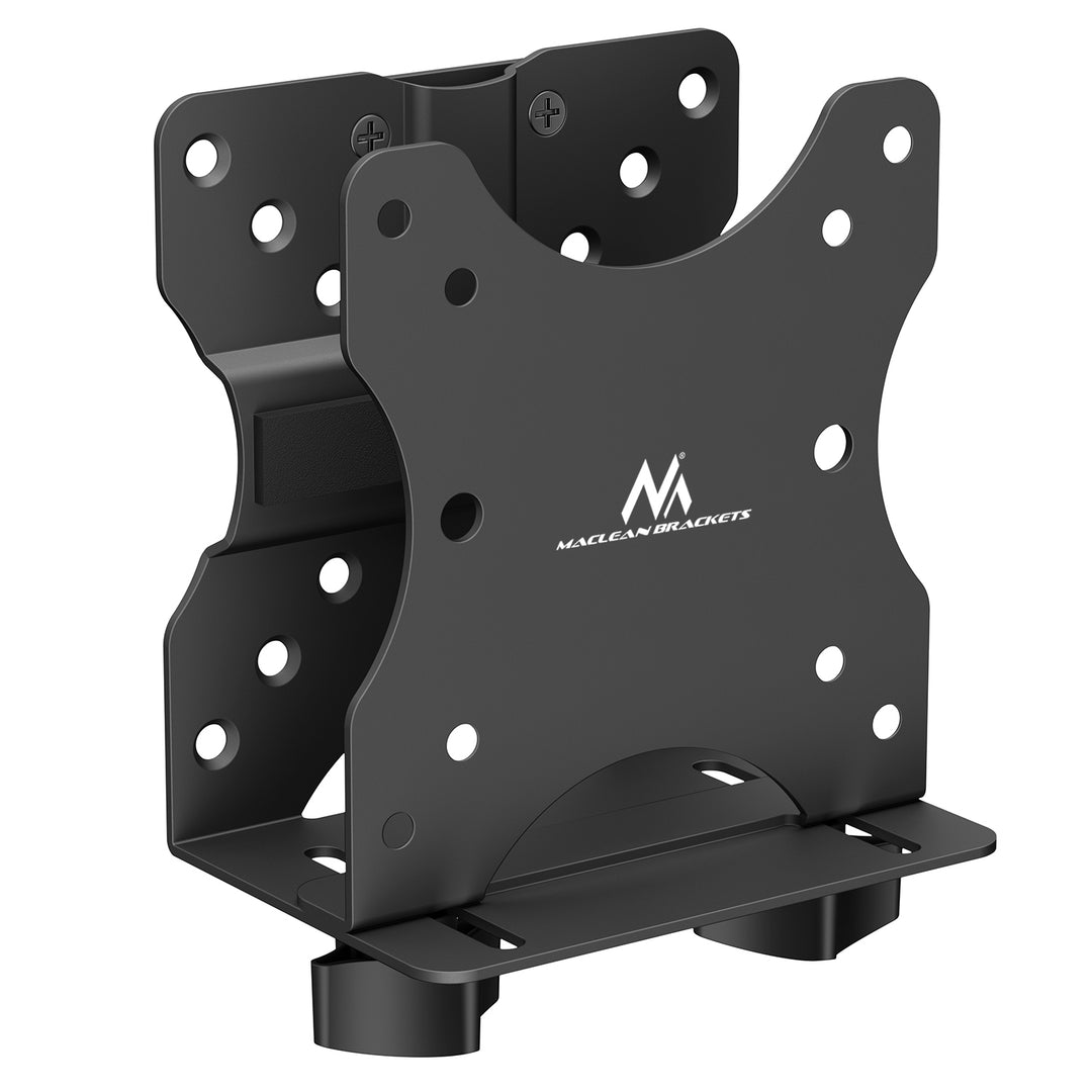 Support Maclean pour mini ordinateur, portée 17-70mm, compatible VESA, charge max. 5kg, noir, MC-115 B