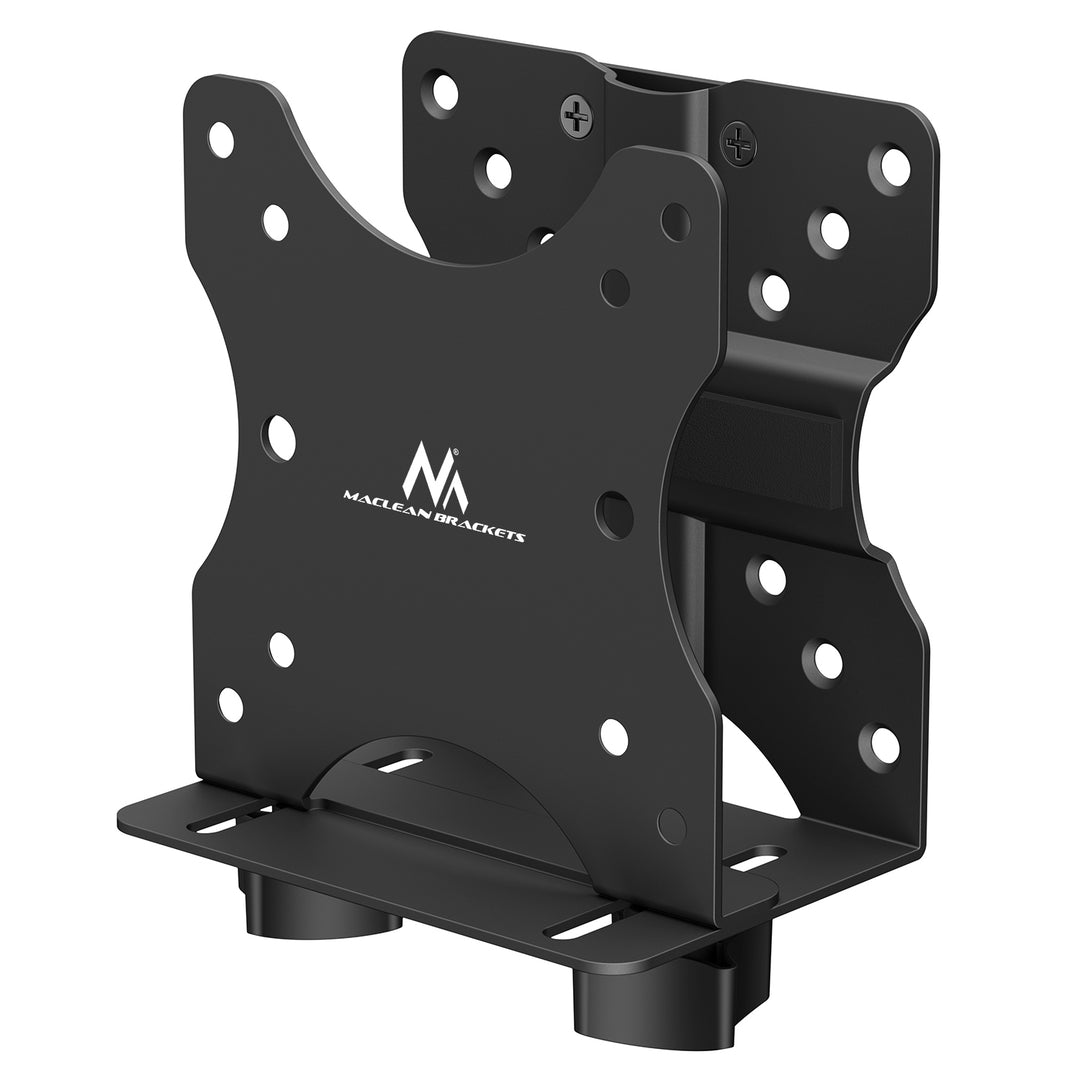 Support Maclean pour mini ordinateur, portée 17-70mm, compatible VESA, charge max. 5kg, noir, MC-115 B