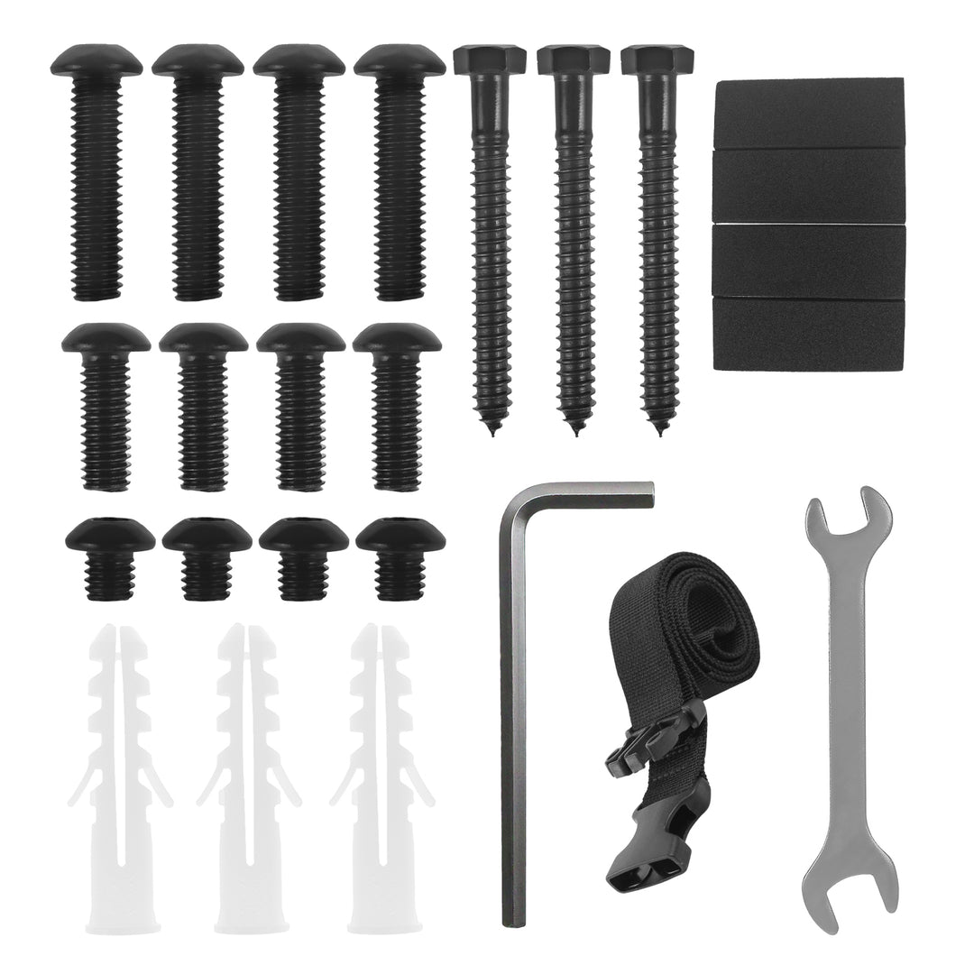 Support Maclean pour UC, portée 122-212mm, charge max. 10kg, noir, MC-116 B