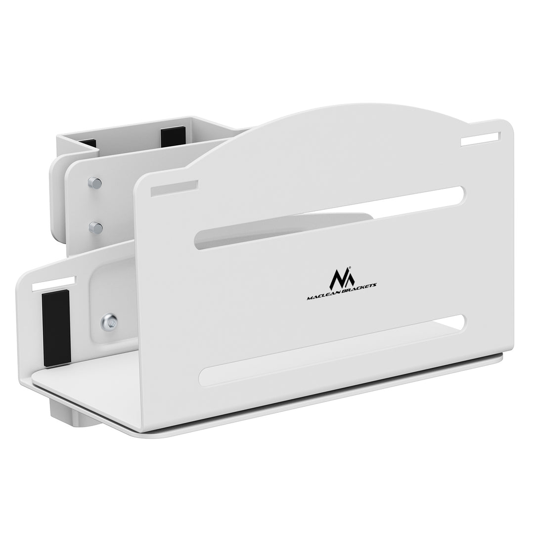 Support Maclean pour UC, portée 122-212mm, charge max. 10kg, blanc, MC-116 W