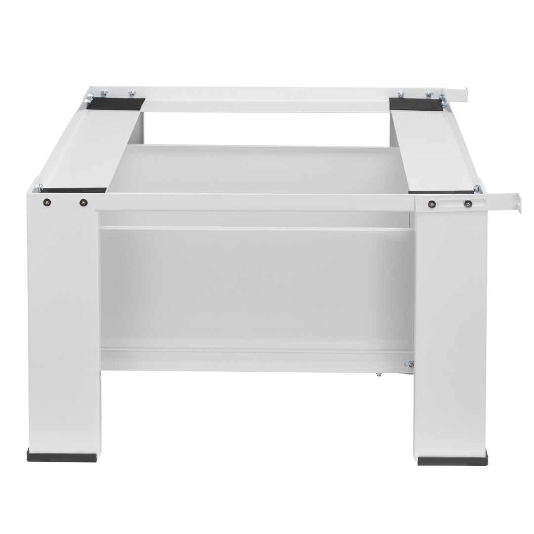 Socle pour lave-linge / sèche-linge avec tiroir Maclean, charge max. 150kg, blanc, MC-117 W