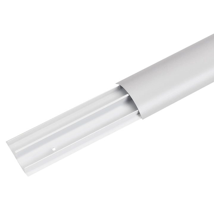 Bande de recouvrement de câble en aluminium Maclean, 62x20x750mm, argent, MC-814 S