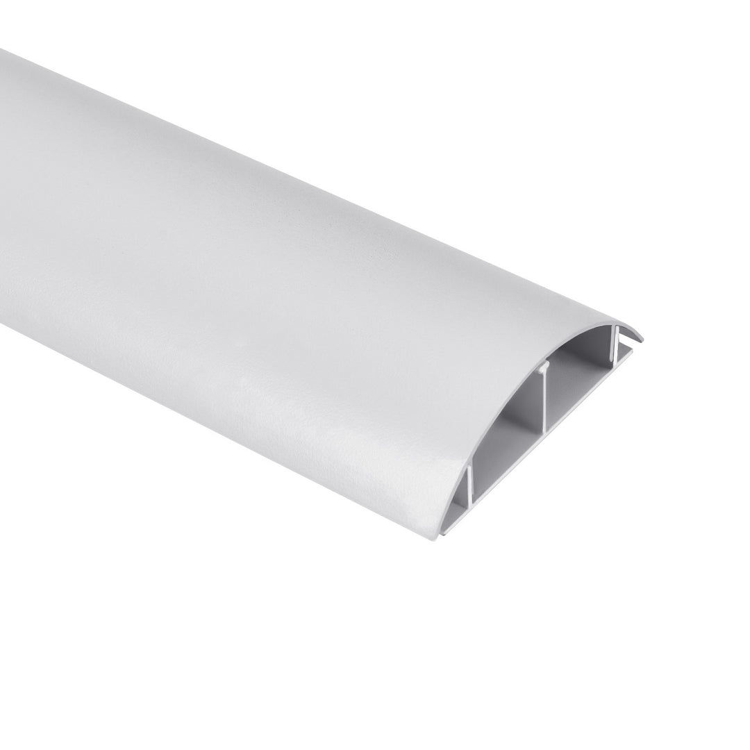 Bande de recouvrement de câble en aluminium Maclean, 62x20x750mm, argent, MC-814 S