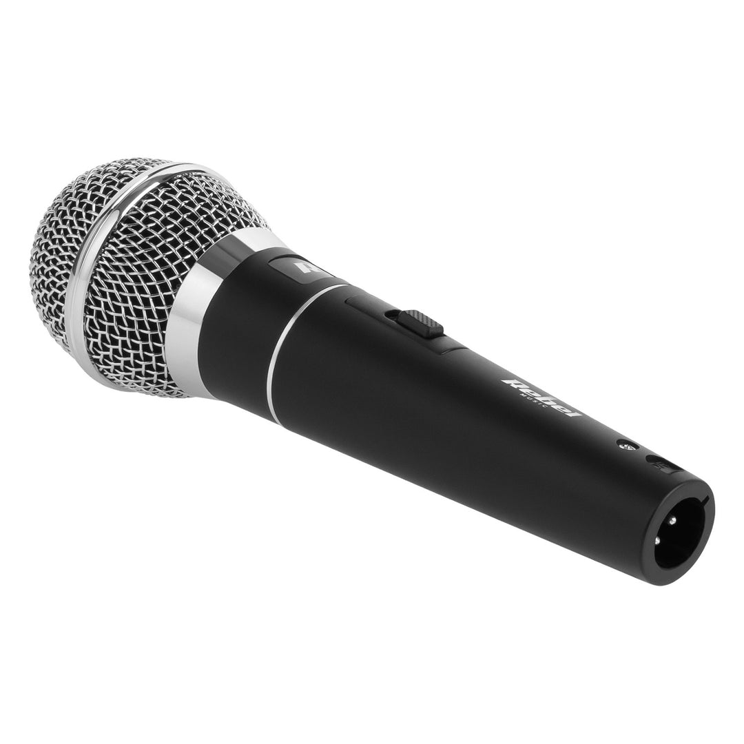 Microphone dynamique Rebel DM-604 + étui, câble XLR - Jack 6,3 mm