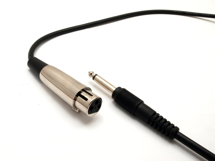 Microphone dynamique Rebel DM-604 + étui, câble XLR - Jack 6,3 mm