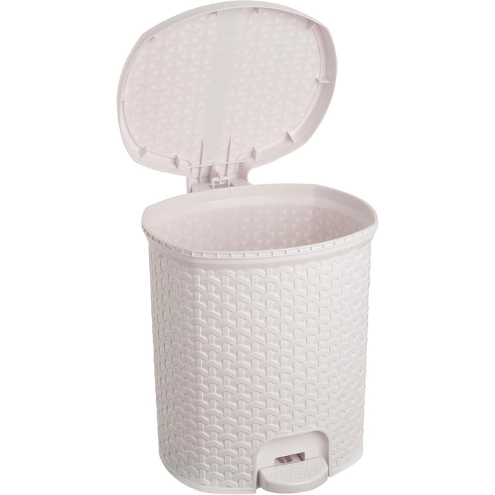 Poubelle Keeeper, avec pédale, 11 L, blanc, Tjark
