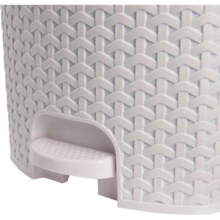 Poubelle Keeeper, avec pédale, 11 L, blanc, Tjark