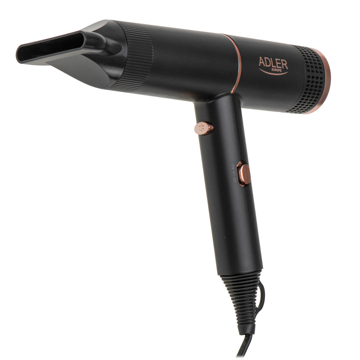 Adler AD 2278 Sèche-cheveux ionisation 2 niveaux de soufflage noir