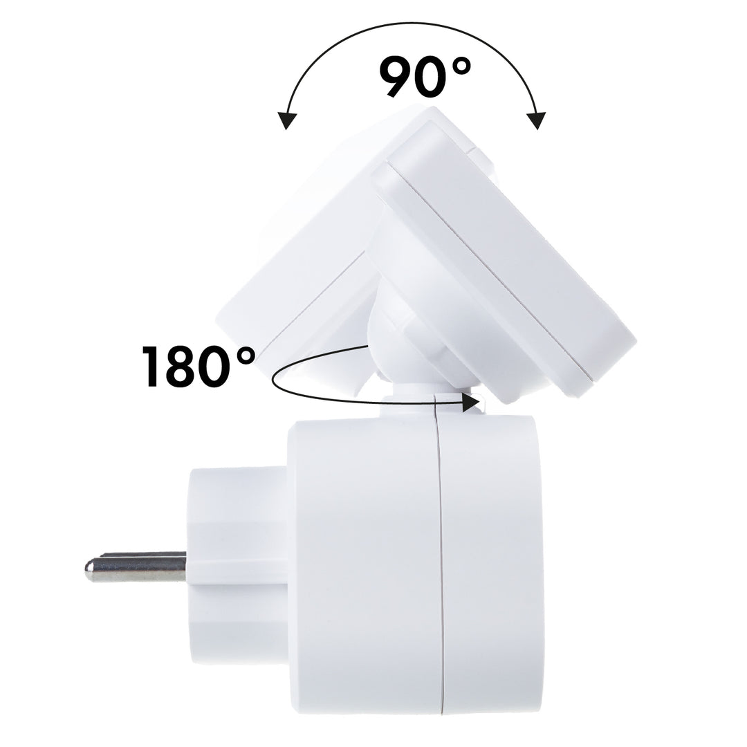 GreenBlue energiemeter, wattmeter, 16A, max. 3680W, secundair geheugen, GB615 E, 2 stuks