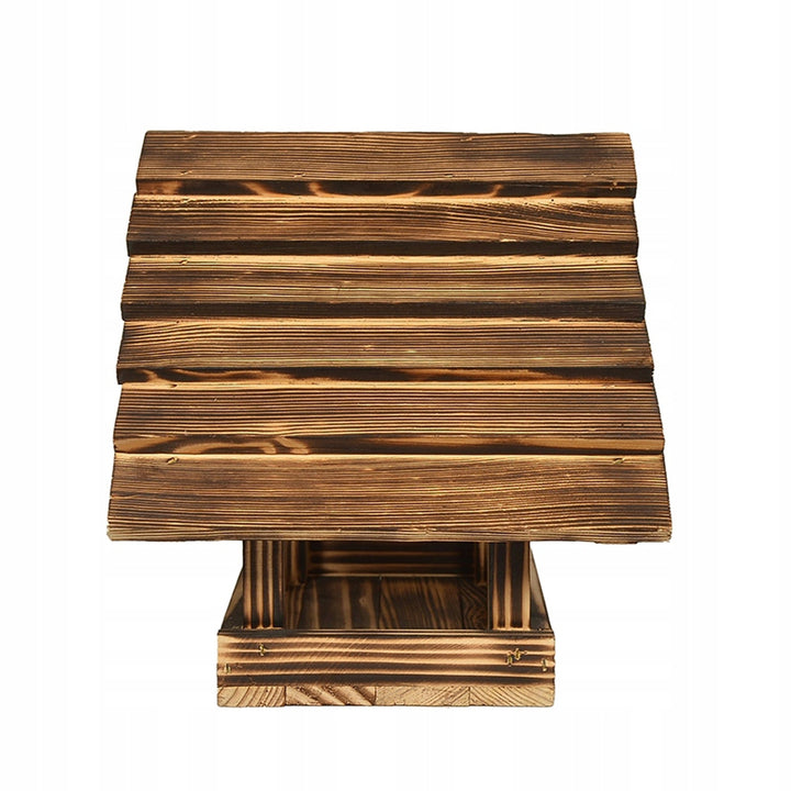 Mangeoire en bois pour le jardin XXL 30x25 cm