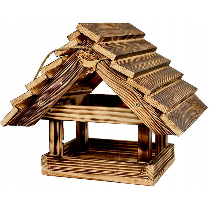 Mangeoire en bois pour le jardin XXL 30x25 cm
