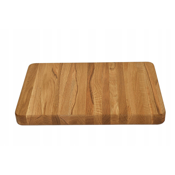 Planche de cuisine en bois de chêne 30x45cm épaisseur 4cm